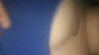 Playing with my tits while my pussies wet