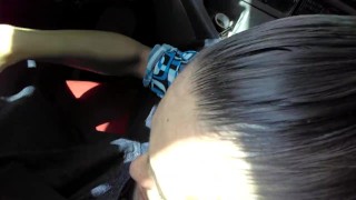 Quick Blowjob before getting on the road