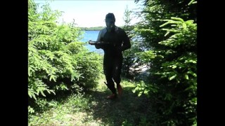 Orca predator on the prowl outside looking for the enemy