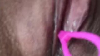 rubbing my sweet, wet dripping pussy til I come