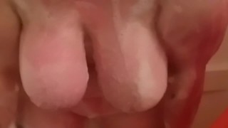 My huge tits swinging back and forth in slow motion