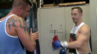 ExtraBigDicks Workout Buddy Eats Ass and Tops Hunk