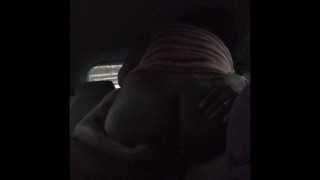 Backseat action almost caught by neighbors