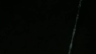 Night Piss Outside With A Butt Plug In
