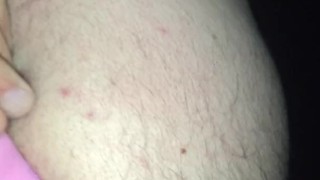 Night Piss Outside With A Butt Plug In