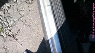 Weiße Sneaker Socken im Auto ** Pedal Pumping **