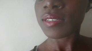 Lip gloss...lip playing