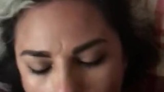 Latina sucking dick