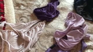 Panty collection as good as it gets and chasity cock ring