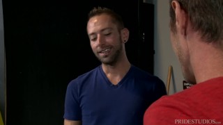 ExtraBigDicks Slobbering on Huge Cock