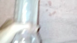 Fleshlight fuck with oil and creampie