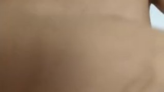 Spitting black on my tits