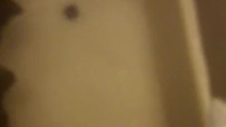 Beating my dick in the shower