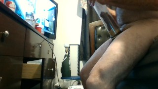 penis pump play w/butt plug