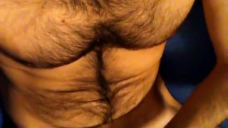 I came all over my chest after jerking off
