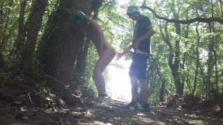 Real sex in the forest with Sasha Bikeyeva