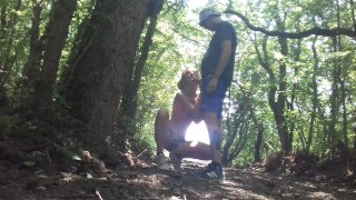 Real sex in the forest with Sasha Bikeyeva