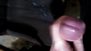 making a huge cumshot