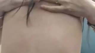 Playing with my tits