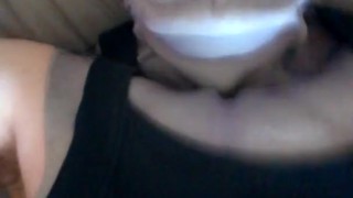 Bat monster chained / released, jerkoff & cum