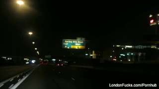 Behind the scenes and a shower with London Keyes