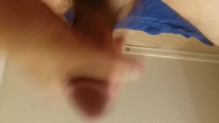Jacking off cum