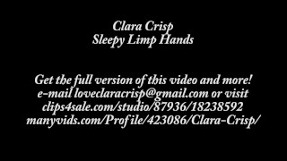 Preview Limp Hand & Fetish While Reading & Waking Up