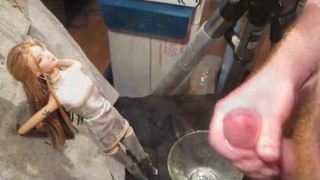 PREVIEW ONLY: Monica Sweetheart in a silver dress facial (cumshot only)