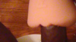 First Time Using a Fake Pussy ( sub to my onlyfans while it's free. Link in bio on my page) 