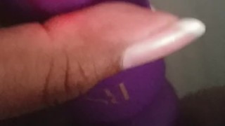 Wet from masturbating earlier