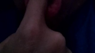 Fat lips sucking her finger...horny