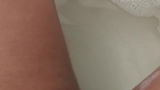 Playing in the tub