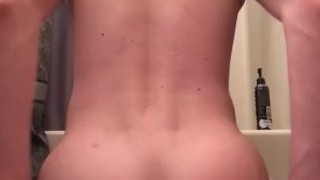 Masked twink anal gaping