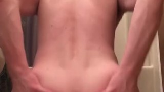 Masked twink anal gaping