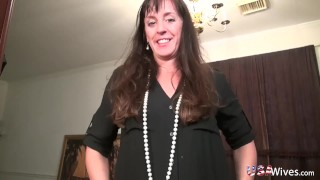USAwives Horny Mature Lady Self Toy Masturbation