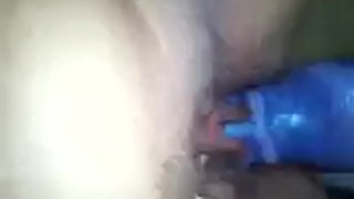 Milf take dildo for a ride on bathtub