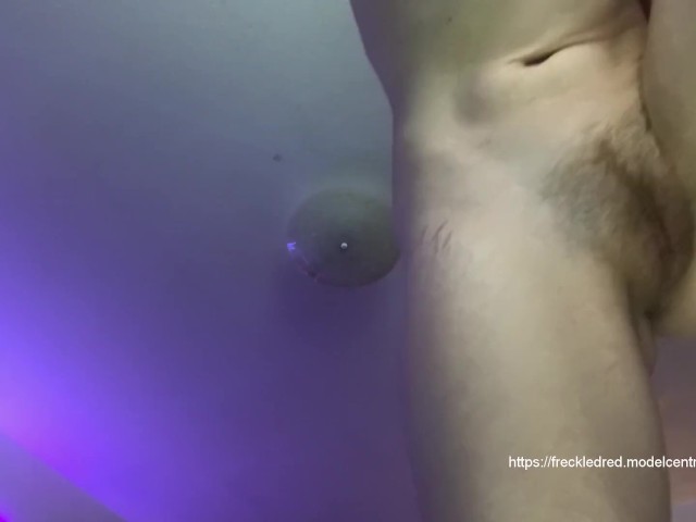 Freckledred Deepthroating And Fucking A Realistic Dildo Live Cums