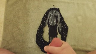 One More Load In The Cuckold's Wife's Panties Before I Give Them Back