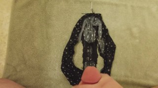 One More Load In The Cuckold's Wife's Panties Before I Give Them Back