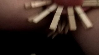 Clothes pin agaony