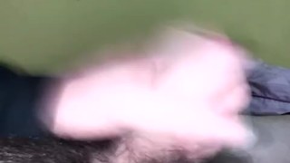 Wanking then cumming