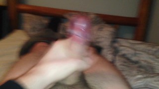 Taking out my dick and CUMMING multiple times! Girthy cock!