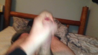Taking out my dick and CUMMING multiple times! Girthy cock!