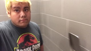 Jerkin' In The Mall Restroom