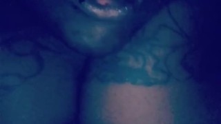 Bored rubbing on my titties