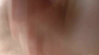 Big load flowing from my horny cock