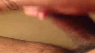 Beautiful ebony bbc dick in long stroke and sensual handjob