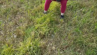 Pissing in a Field