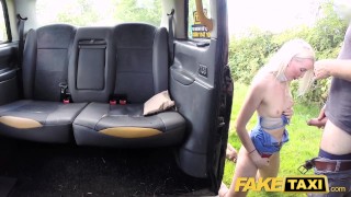 Fake Taxi Golden shower for hot lady followed by some kinky anal sex