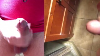 Pandemics Huge Cock Exploding Cumshot Caught on 2 Cameras 